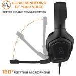 The G-Lab Fejhallgató - KORP COBALT/B (mikrofon, 3,5mm Jack, hangerőszabályzó, nagy-párnás, fekete) - Image 11