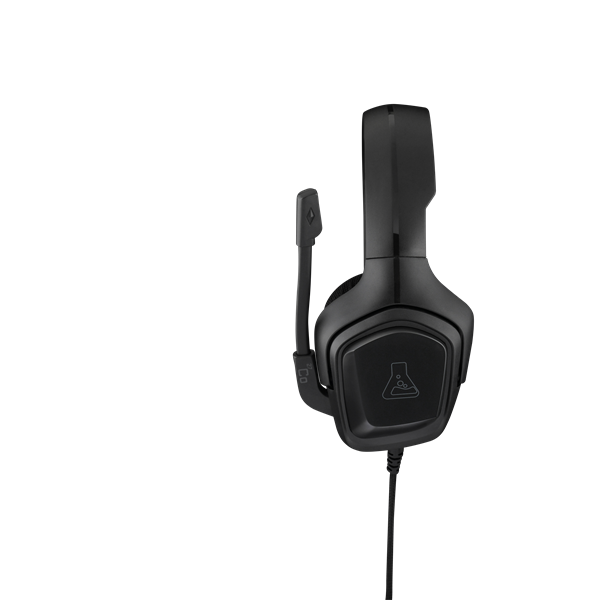 The G-Lab Fejhallgató - KORP COBALT/B (mikrofon, 3,5mm Jack, hangerőszabályzó, nagy-párnás, fekete) - Image 5