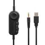 The G-Lab Fejhallgató - KORP RADIUM WHITE (mikrofon,USB, 3,5mm Jack, hangerőszabályzó, LED,nagy-párnás) - Image 2