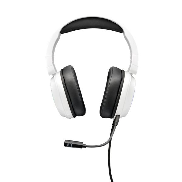 The G-Lab Fejhallgató - KORP RADIUM WHITE (mikrofon,USB, 3,5mm Jack, hangerőszabályzó, LED,nagy-párnás) - Image 3