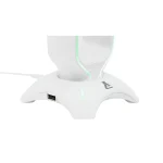 The G-Lab Fejhallgató állvány - K STAND RADON W  (fehér, 2xUSB3.0, műanyag) - Image 5
