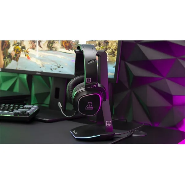 The G-Lab Fejhallgató állvány - K STAND HYDROGEN (fekete, 2xUSB3.0, 1xUSB-C, műanyag, RGB) - Image 7