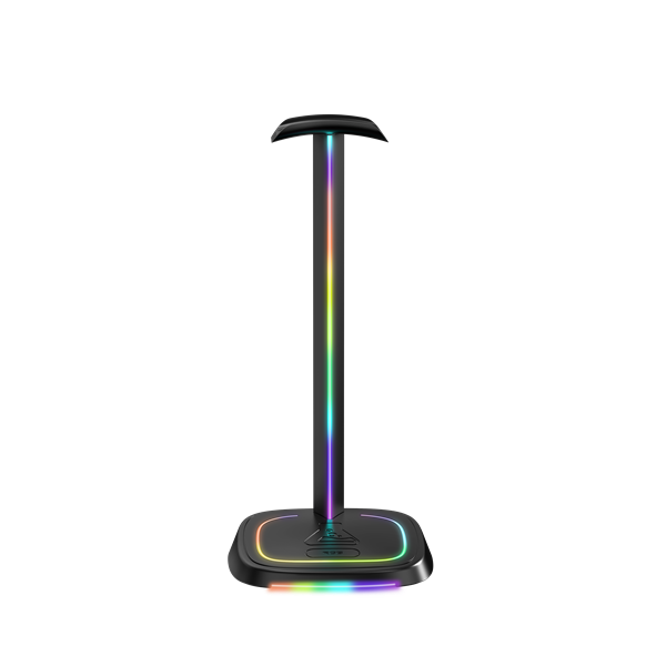 The G-Lab Fejhallgató állvány - K STAND NEON RGB H (fekete, USB-C, USB-A, univerzális, csúszásgátló, RGB) - Image 2