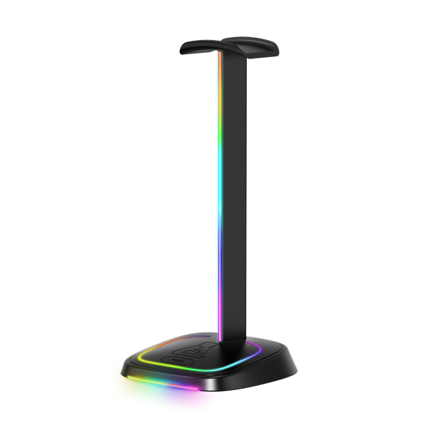 The G-Lab Fejhallgató állvány - K STAND NEON RGB H (fekete, USB-C, USB-A, univerzális, csúszásgátló, RGB) - Image 4