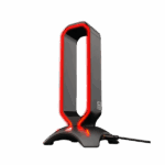 The G-Lab Fejhallgató állvány - K STAND RADON (fekete, 2xUSB3.0, műanyag) - Image 2