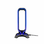 The G-Lab Fejhallgató állvány - K STAND RADON (fekete, 2xUSB3.0, műanyag) - Image 3