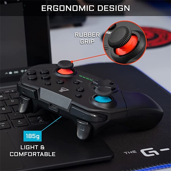The G-Lab Gamepad - K PAD THORIUM SW (Vezeték nélküli, USB, Bluetooth, PC/PS3/Nintendo) - Image 9