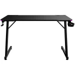 The G-Lab Gamer Asztal - K DESK ELECTRON EX (120x60cm, fém, pohártartó, fejhallgatótartó, fekete, RGB LED) - Image 2