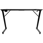 The G-Lab Gamer Asztal - K DESK ELECTRON EX (120x60cm, fém, pohártartó, fejhallgatótartó, fekete, RGB LED) - Image 4