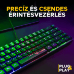 The G-Lab Gamer Billentyűzet - KEYZ HYDROGEN HU (RGB LED, TKL, USB, fekete, magyar) - Image 7