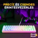 The G-Lab Gamer Billentyűzet - KEYZ HYDROGEN W/HU (RGB LED, TKL, USB, fehér, magyar) - Image 7