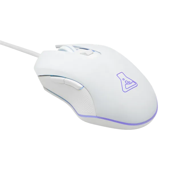 The G-Lab Gamer Egér - KULT HELIUM W (3200 DPI, 6 gomb, makro, 1,8m kábel, RGB LED, fehér) - Image 2