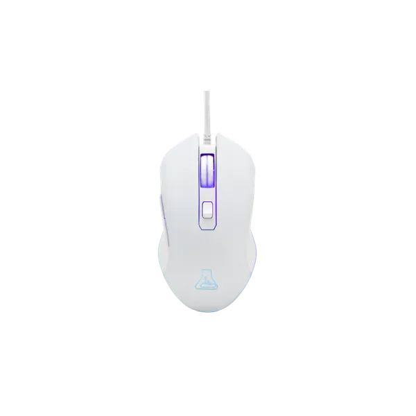 The G-Lab Gamer Egér - KULT HELIUM W (3200 DPI, 6 gomb, makro, 1,8m kábel, RGB LED, fehér) - Image 6