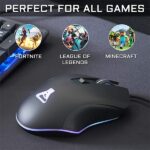 The G-Lab Gamer Egér - KULT HELIUM (3200 DPI, 6 gomb, makro, 1,8m kábel, RGB LED, fekete) - Image 8