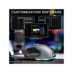 The G-Lab Gamer Egér - KULT NITRO ATOM (4800 DPI, 9 gomb, makro, 1,8m kábel, RGB LED, fekete) - Image 11