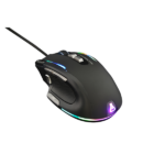 The G-Lab Gamer Egér - KULT NITRO ATOM (4800 DPI, 9 gomb, makro, 1,8m kábel, RGB LED, fekete) - Image 2