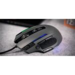 The G-Lab Gamer Egér - KULT NITRO CORE (10000 DPI, 11 gomb, makro, 1,8m kábel, RGB LED, fekete) - Image 11