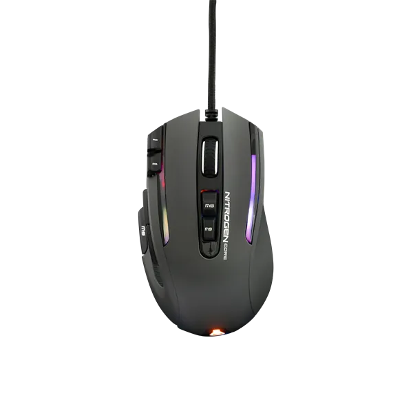 The G-Lab Gamer Egér - KULT NITRO CORE (10000 DPI, 11 gomb, makro, 1,8m kábel, RGB LED, fekete)