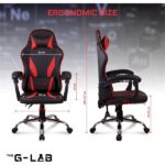 The G-Lab Gamer szék - KS NEON BLACK (fekete; állítható magasság; áll. kartámasz) - Image 5