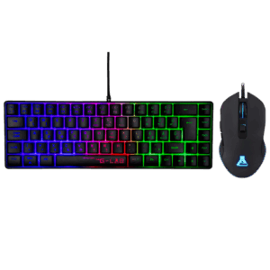 The G-Lab Gaming kit - 2 in 1 COMBO HYDROGEN B/HU (TKL billentyűzet, egér, 6200 DPI, RGB, USB-A, fekete, magyar)