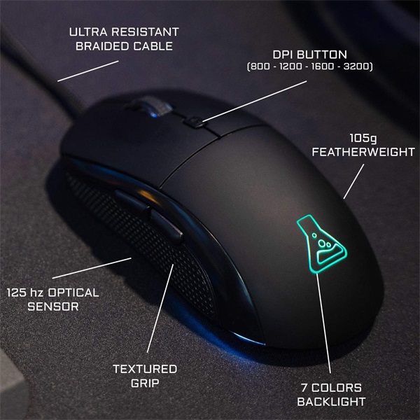 The G-Lab Gaming kit - 4 in 1 COMBO SELENIUM HU (KEYZ 160 billentyűzet, KULT 170 egér, egérpad, KORP 100 headset,magyar) - Image 3