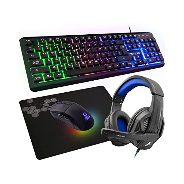 The G-Lab Gaming kit - 4 in 1 COMBO SELENIUM HU (KEYZ 160 billentyűzet, KULT 170 egér, egérpad, KORP 100 headset,magyar) - Image 2