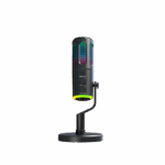 The G-Lab Mikrofon - K-MIC-NEON (3.5mm Jack csatlakozó, RGB, DUAL-CHANNEL CARDIOID, ENC, fekete) - Image 2