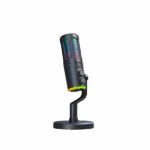 The G-Lab Mikrofon - K-MIC-NEON (3.5mm Jack csatlakozó, RGB, DUAL-CHANNEL CARDIOID, ENC, fekete) - Image 3