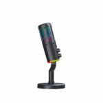 The G-Lab Mikrofon - K-MIC-NEON (3.5mm Jack csatlakozó, RGB, DUAL-CHANNEL CARDIOID, ENC, fekete) - Image 4