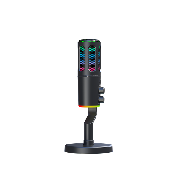 The G-Lab Mikrofon - K-MIC-NEON (3.5mm Jack csatlakozó, RGB, DUAL-CHANNEL CARDIOID, ENC, fekete) - Image 6