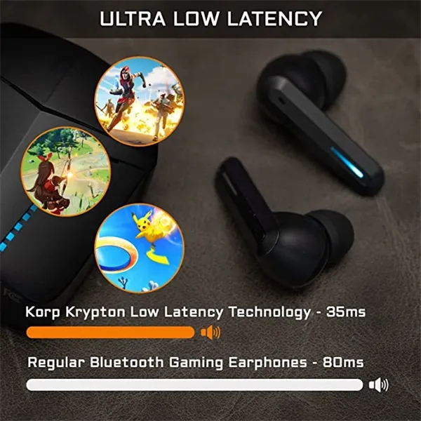 The G-Lab Vezeték nélküli Fülhallgató - KORP KRYPTON (mikrofon, hangerőszabályzó, fekete) - Image 14
