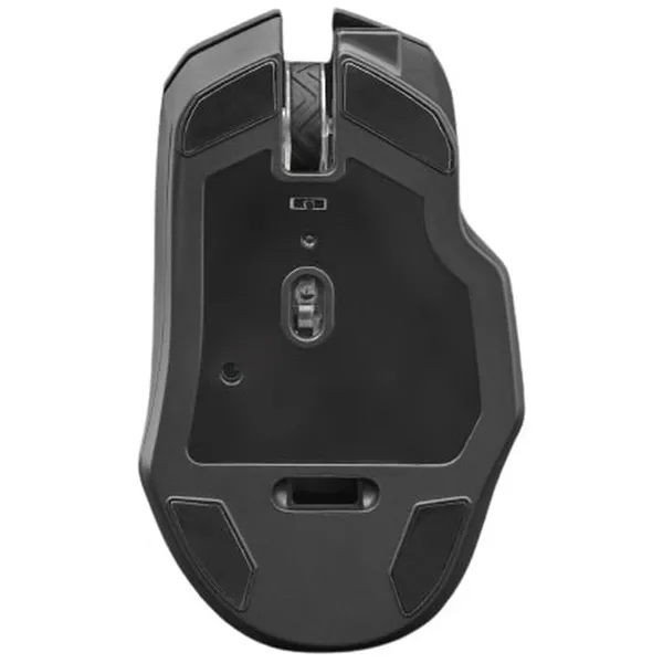 The G-Lab Vezeték nélküli Gamer Egér - KULT CAESIUM (7200 DPI, 2,4Ghz+Bluetooth, 6 gomb, makro, RGB LED, fekete) - Image 4
