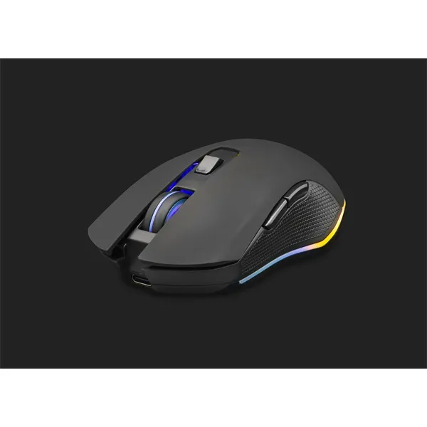 The G-Lab Vezeték nélküli Gamer Egér - KULT HELIUM WL (3200 DPI, 6 gomb, makro,  RGB LED, fekete) - Image 3