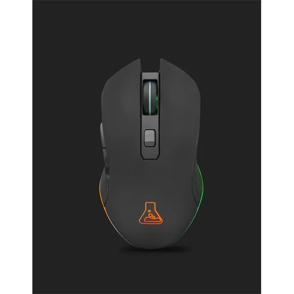 The G-Lab Vezeték nélküli Gamer Egér - KULT HELIUM WL (3200 DPI, 6 gomb, makro,  RGB LED, fekete) - Image 4