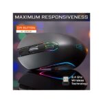 The G-Lab Vezeték nélküli Gamer Egér - KULT XENON (5000 DPI, 6 gomb, makro, RGB LED, fekete) - Image 15