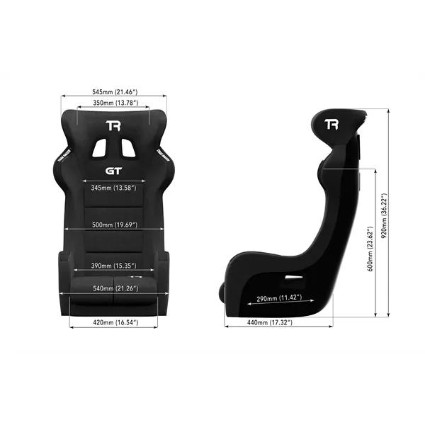Trak Racer Kiegészítő - Ülés GT Pro Racing (komp.: TR200, TRA, TR160, TR120, TR80S, TR40S, TRK, RS6, TR8 PRO, TRX) - Image 3