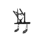 Trak Racer Szimulátor kiegészítő - Large Cockpit-Mounted Dual Monitor Stand - 1200mm / 47.25" Wide