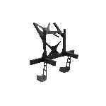 Trak Racer Szimulátor kiegészítő - Large Cockpit-Mounted Dual Monitor Stand - 1200mm / 47.25" Wide - Image 2