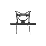 Trak Racer Szimulátor kiegészítő - Large Cockpit-Mounted Dual Monitor Stand - 1200mm / 47.25" Wide - Image 3