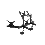 Trak Racer Szimulátor kiegészítő - Large Cockpit-Mounted Quad Monitor Stand - 1200mm / 47.25" Wide - Image 2