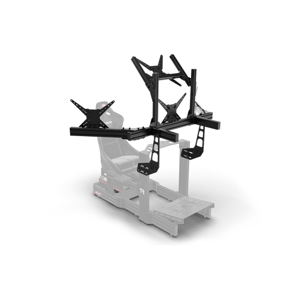 Trak Racer Szimulátor kiegészítő - Large Cockpit-Mounted Quad Monitor Stand - 1200mm / 47.25" Wide - Image 3