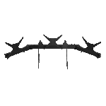 Trak Racer Szimulátor kiegészítő - Large Cockpit-Mounted Triple Monitor Mount - 1200mm / 47.25" Wide