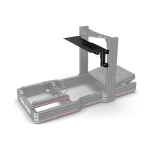 Trak Racer Szimulátor kiegészítő - TR8020 620mm Table Top/Desk with Swivel Mount (Black) - Image 2