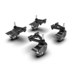 Trak Racer Szimulátor kiegészítő - Universal Caster Wheels with Brake & Mounting Brackets