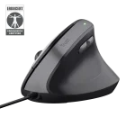 Trust Bayo II Ergonomic vezetékes fekete egér