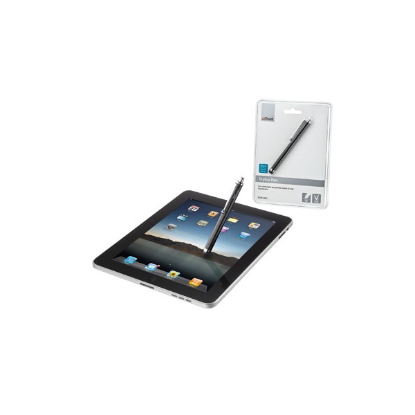 Trust Érintőceruza - Stylus (puha gumi vég; iPad, Tablet, Okostelefon kompatibilis; fekete) - Image 2