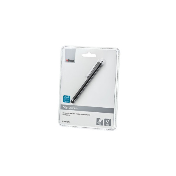 Trust Érintőceruza - Stylus (puha gumi vég; iPad, Tablet, Okostelefon kompatibilis; fekete) - Image 3