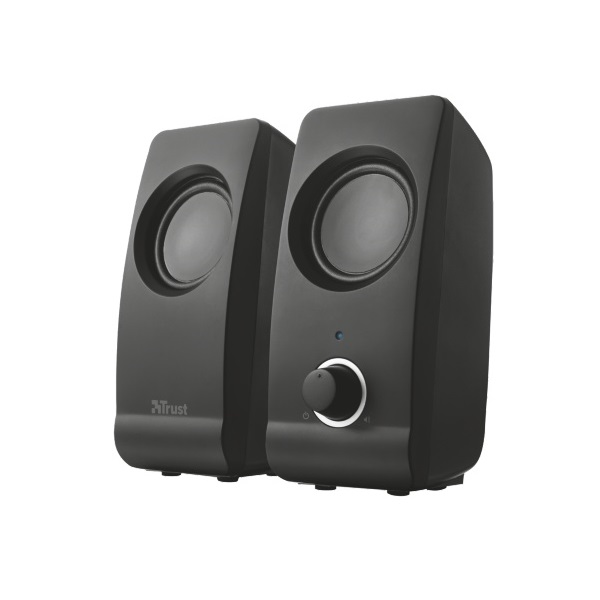 Trust Hangszóró 2.0 - Remo (8W RMS; hangerőszabályzó; 3,5mm jack; USB tápcsatlakozó; fekete) - Image 1