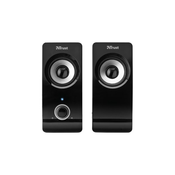Trust Hangszóró 2.0 - Remo (8W RMS; hangerőszabályzó; 3,5mm jack; USB tápcsatlakozó; fekete) - Image 3