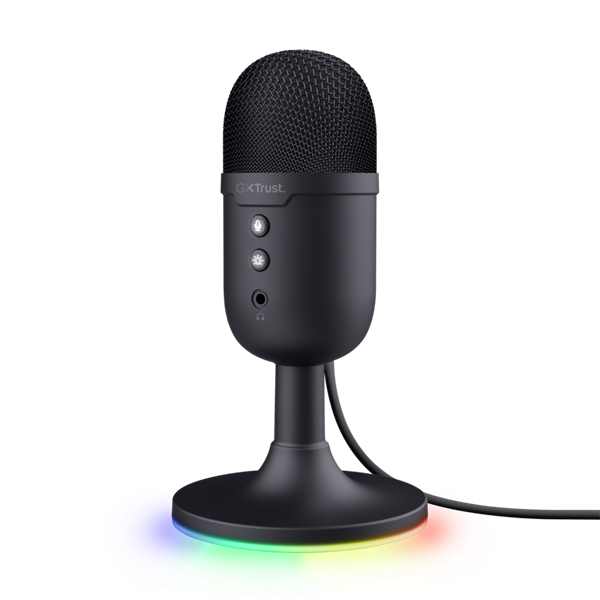 Trust GXT 234 Yunix USB fekete gamer mikrofon - Image 1